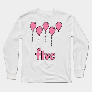 This is the NUMBER 5 Long Sleeve T-Shirt